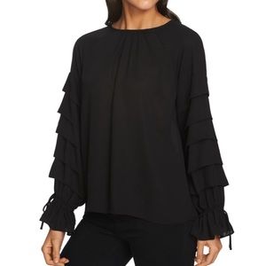 1.State Tiered Sleeve Dress Top